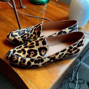 Madewell Leopard Calf Hair Loafers